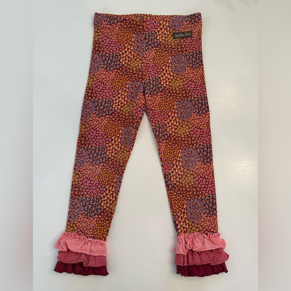 Matilda Jane Late Bloomer Floral Ruffle Leggings